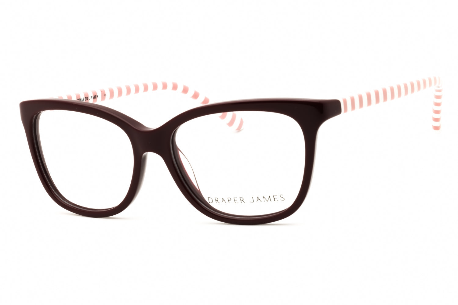 Draper James DJ5002 Rectangular Acetate Eyeglasses — Brown by Draper James