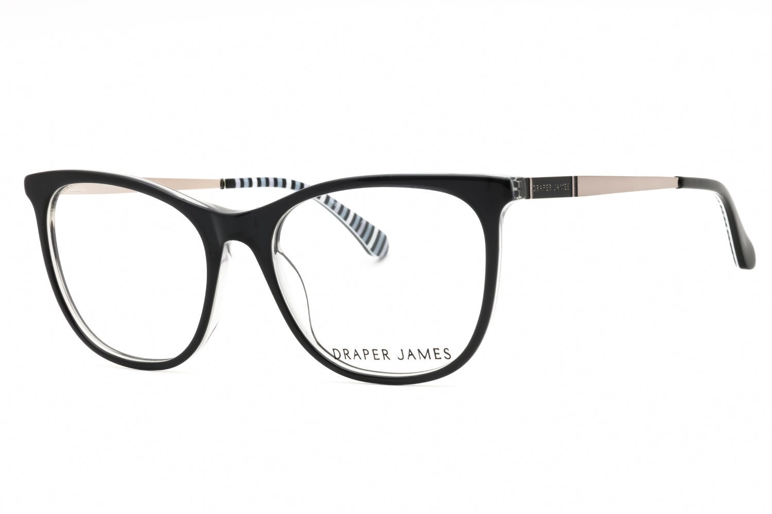 Draper James DJ5034 Rectangular Acetate Eyeglasses — Black by Draper James