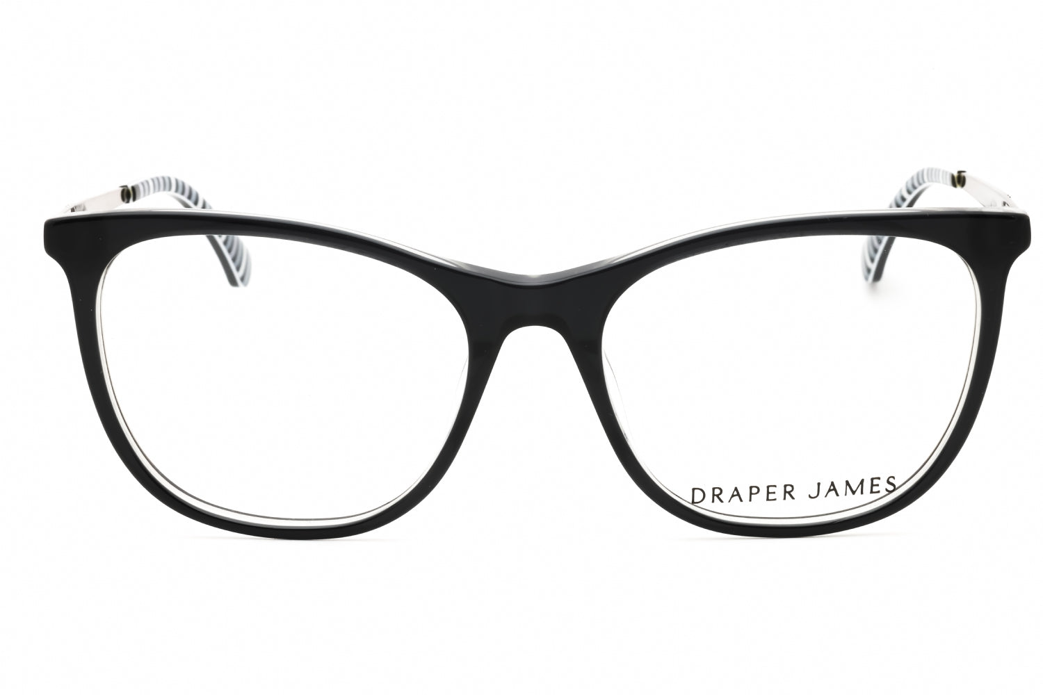 Draper James DJ5034 Rectangular Acetate Eyeglasses — Black, view 2