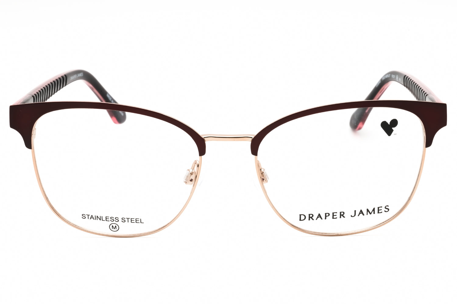 Draper James DJ5045 Eyeglasses — Burgundy, view 2