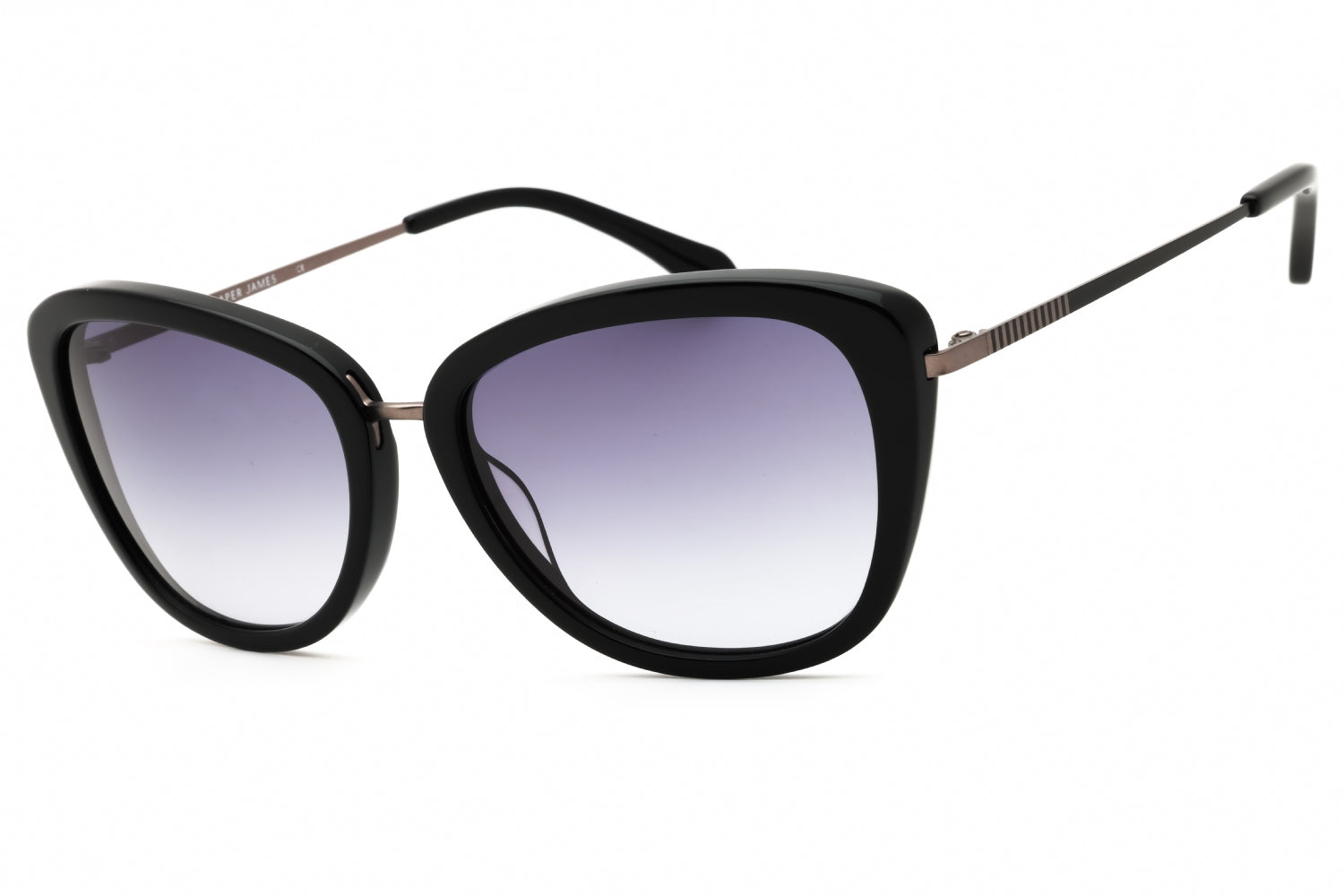 Draper James DJ7006 Cat Eye Acetate Sunglasses — Black by Draper James