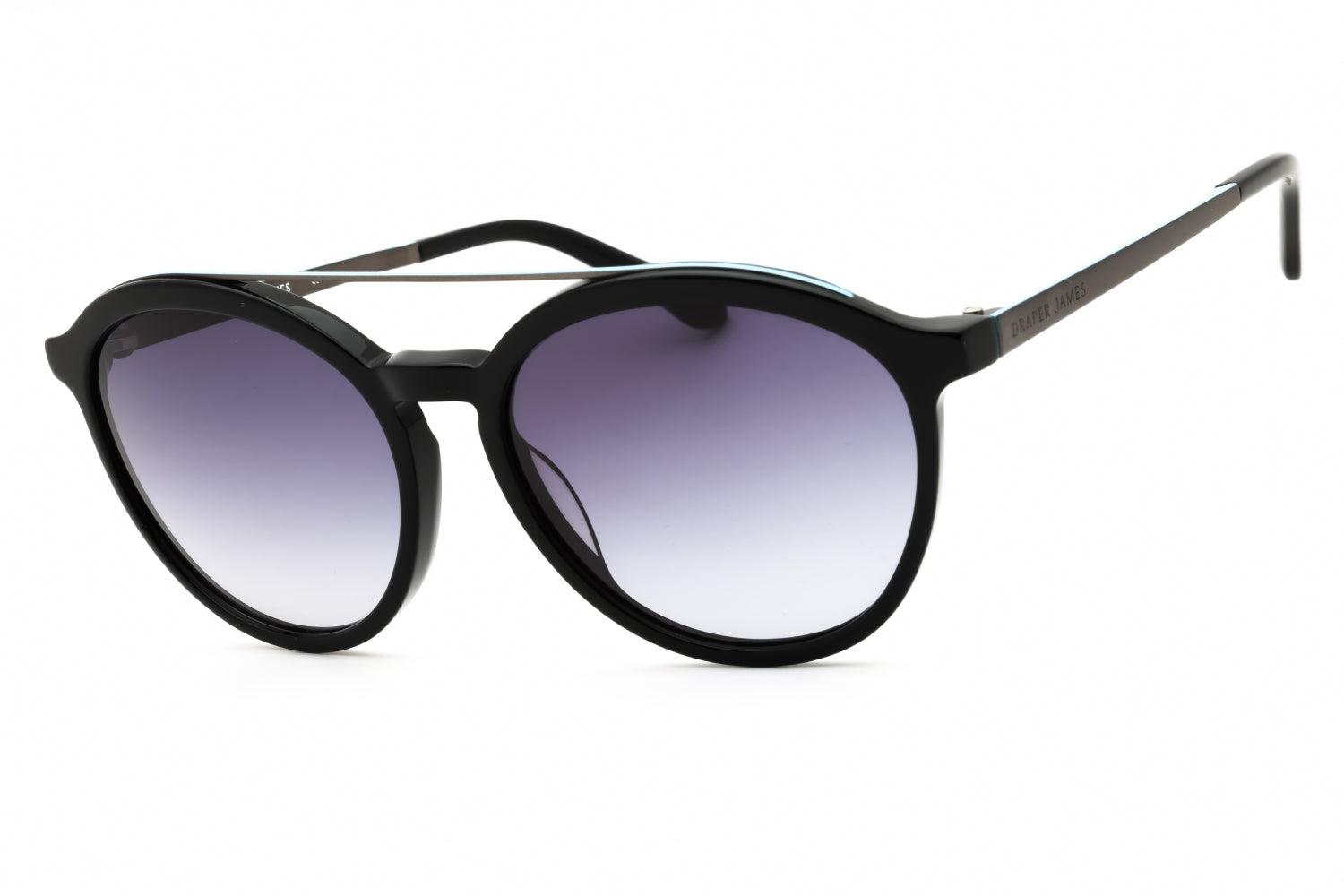 Draper James DJ7016 Gradient Lens Round Sunglasses — Brown by Draper James