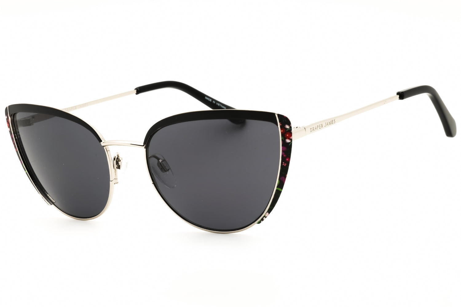 Draper James DJ7063 Cat Eye Metal Frame Sunglasses — Navy by Draper James