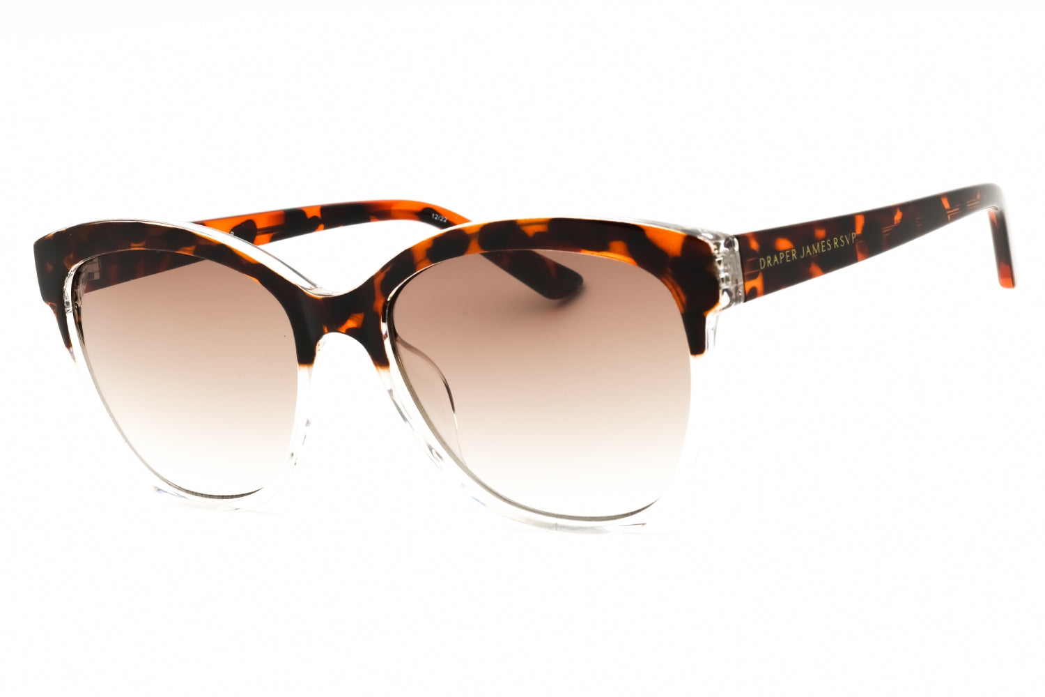 Draper James DJ9010 Tortoiseshell Browline Sunglasses — Brown by Draper James