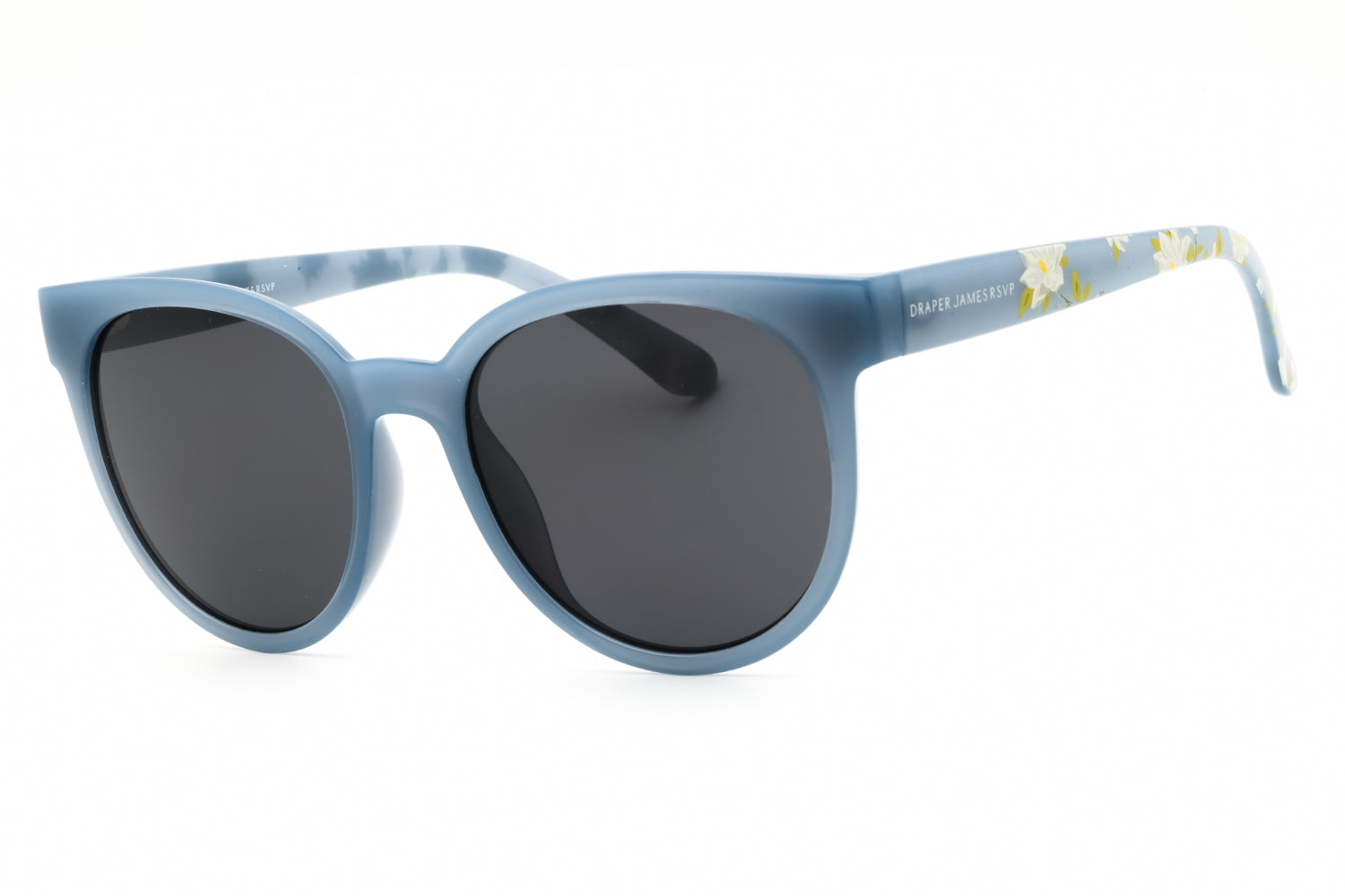Draper James DJ9017 Round Propionate Sunglasses — Blue by Draper James