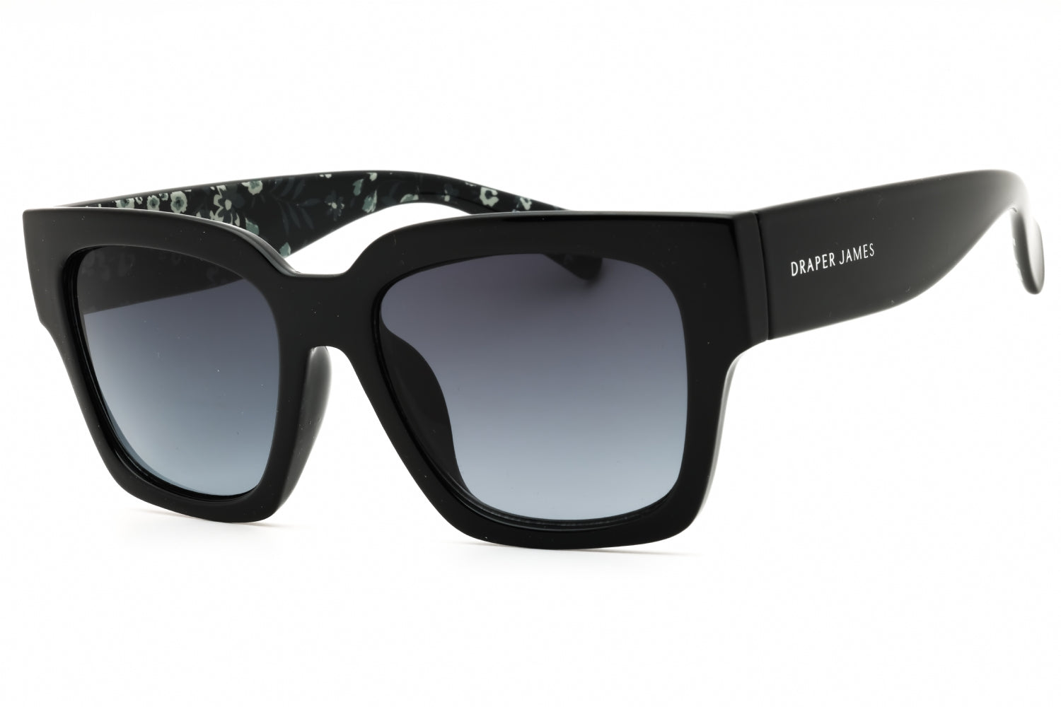 Draper James DJ9022 Rectangular Frame Sunglasses — Black by Draper James