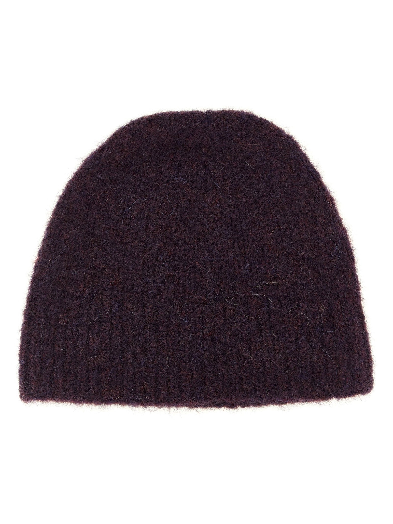 Dries Van Noten Beanie — Burgundy by Dries Van Noten