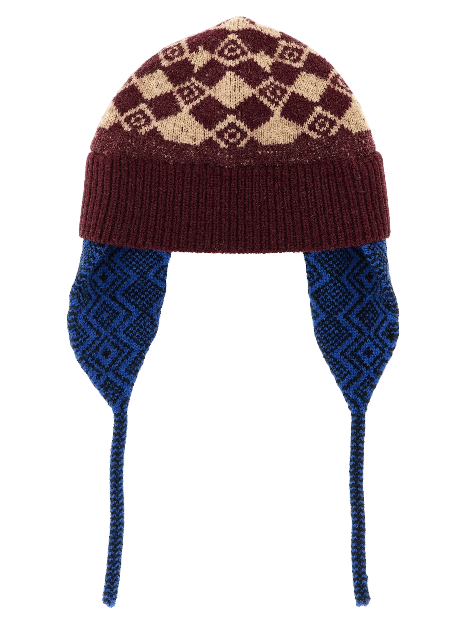 Dries Van Noten DR341836BM Beanie — Bordeaux, view 2