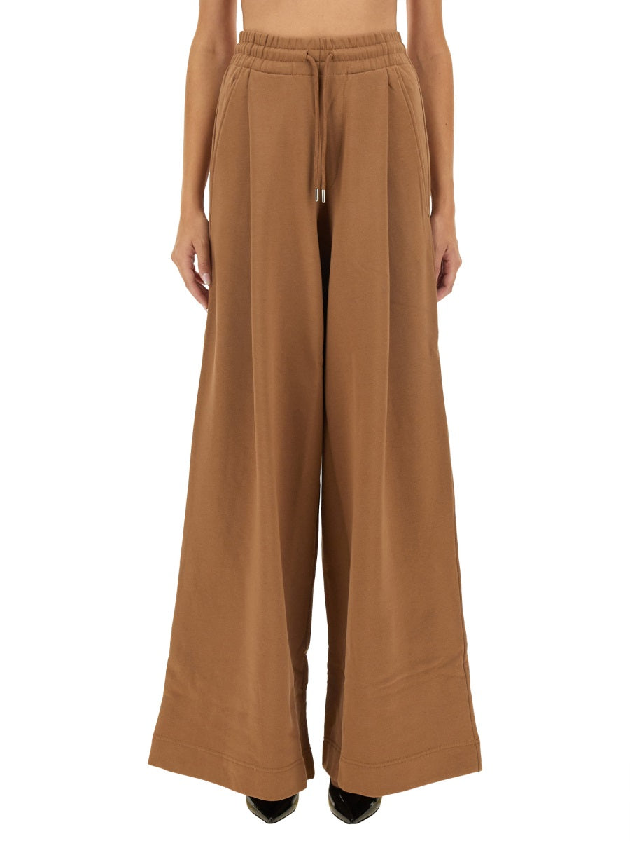 Dries Van Noten Cotton Joggers — Brown, view 2