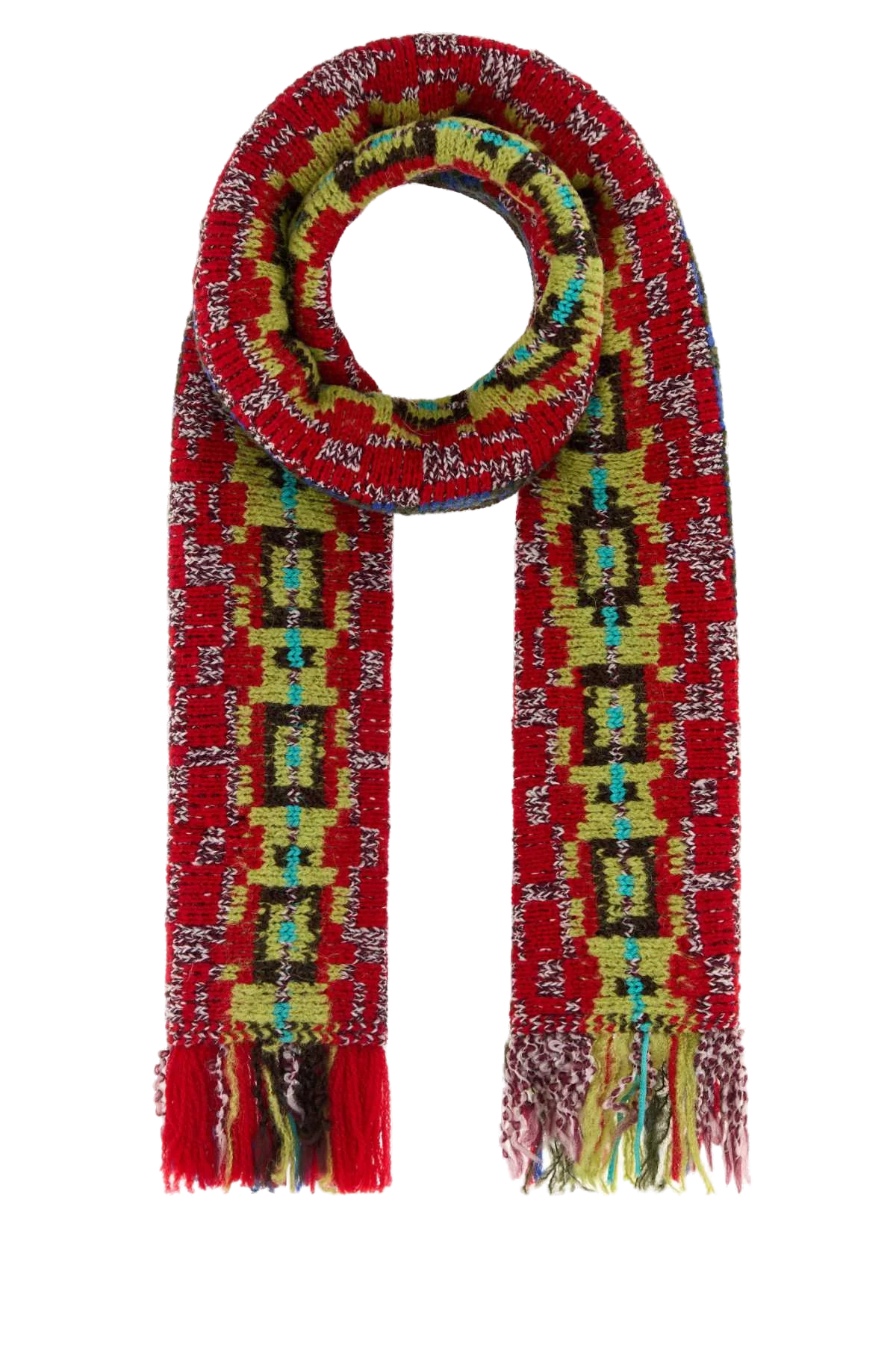 Dries Van Noten Marka Scarf — Red by Dries Van Noten