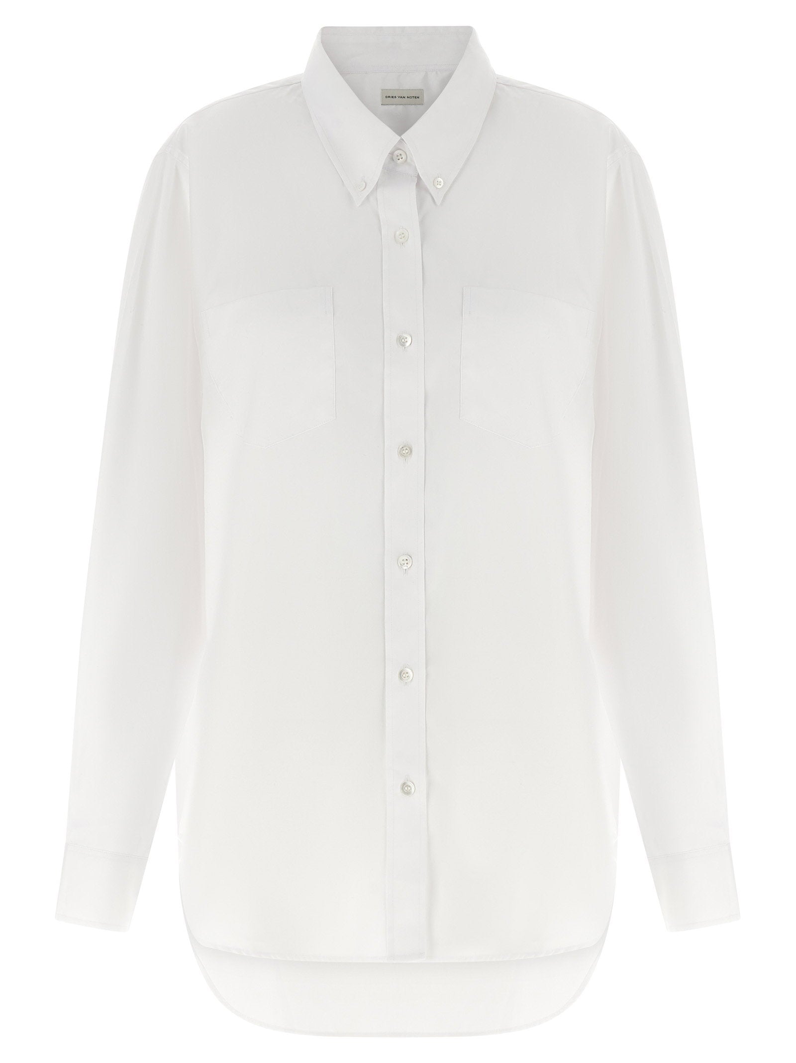 Dries Van Noten Cheers Shirt — White by Dries Van Noten