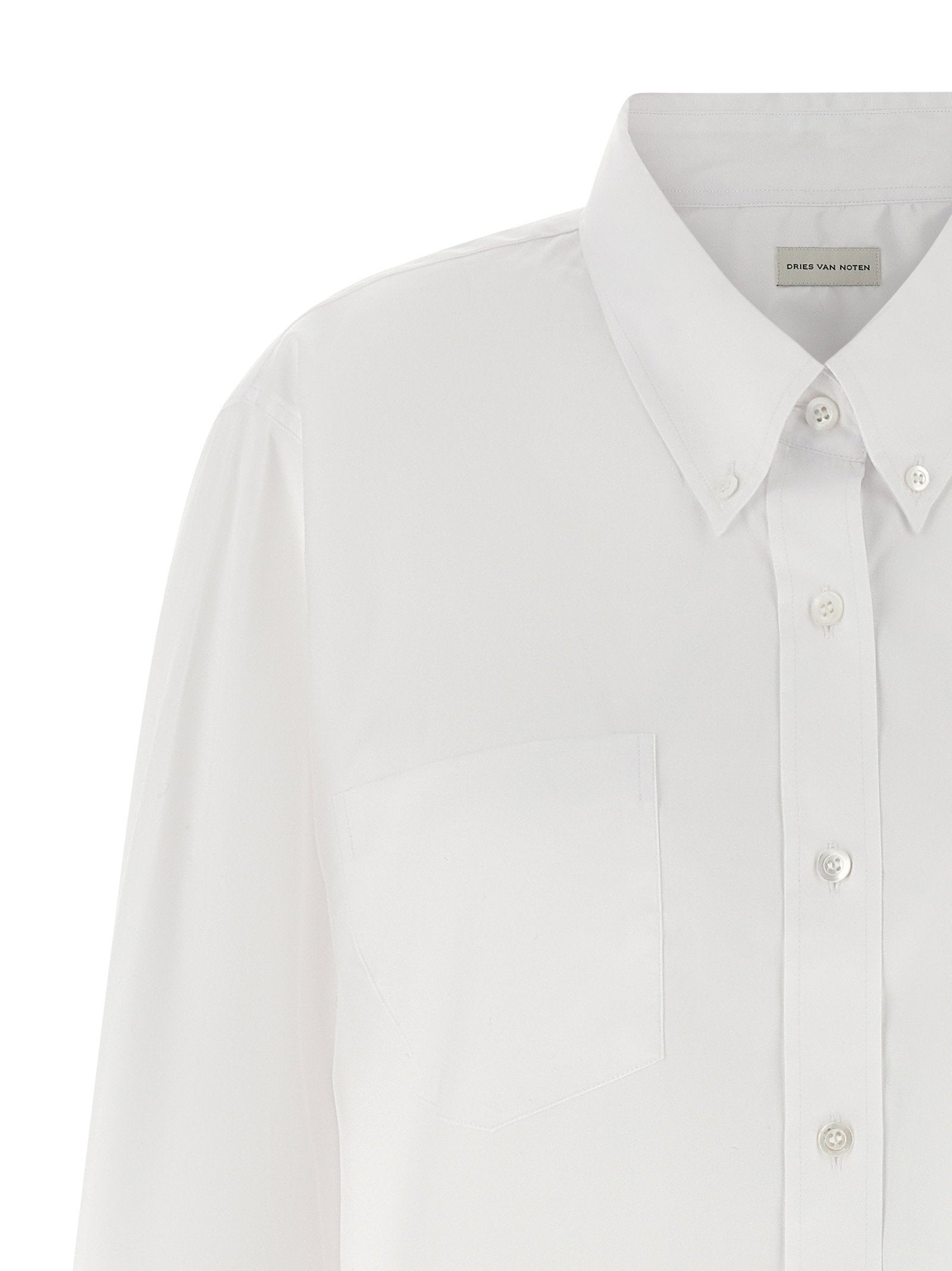 Dries Van Noten Cheers Shirt — White, view 3