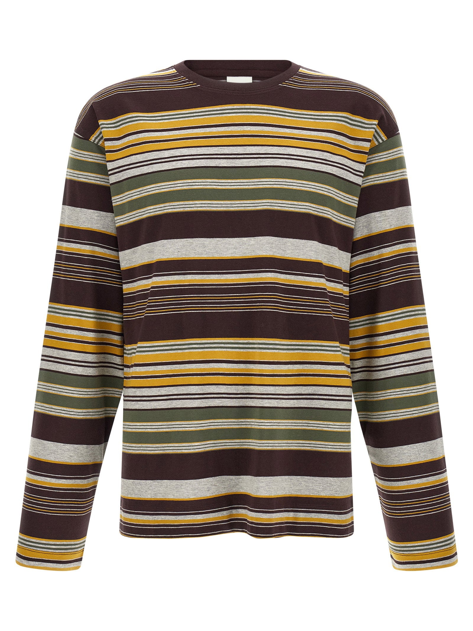 Dries Van Noten Multicolored Striped T-Shirt — Brown by Dries Van Noten