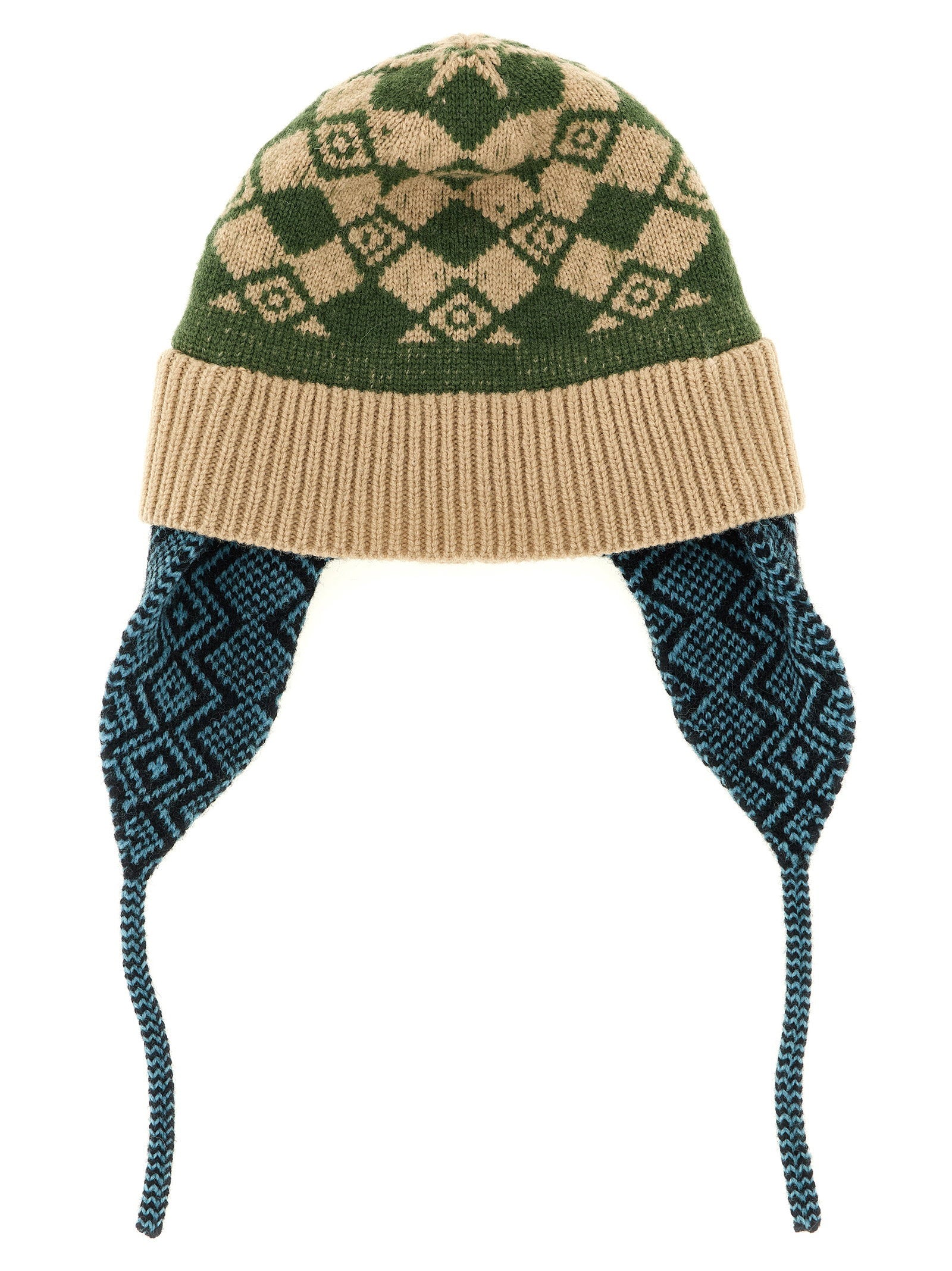 Dries Van Noten Winter Hat — Green, view 2