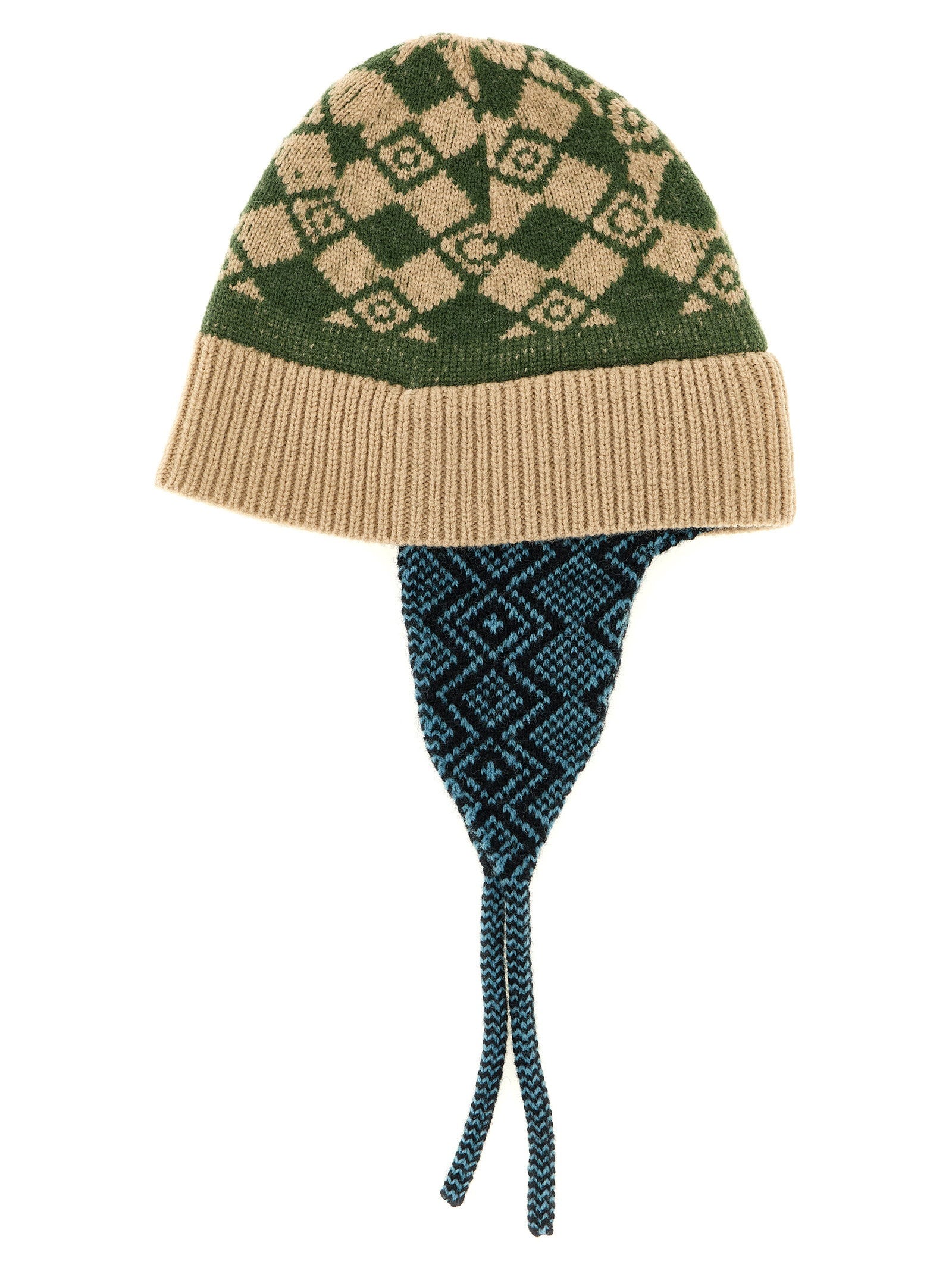 Dries Van Noten Winter Hat — Green, view 3