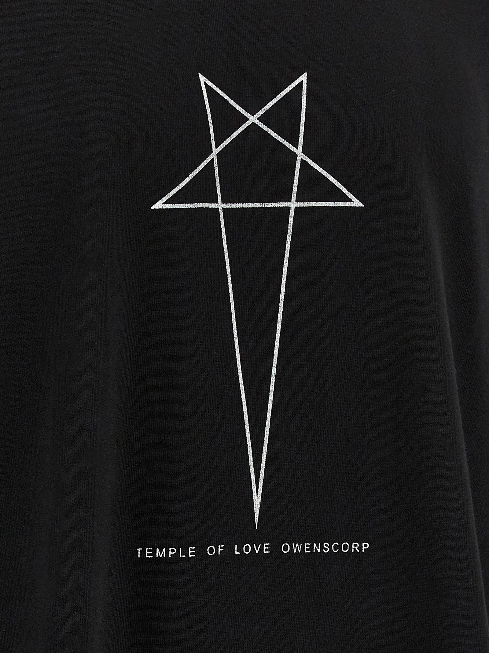 Drkshdw Logo-Print Cotton T-Shirt — Black, view 4