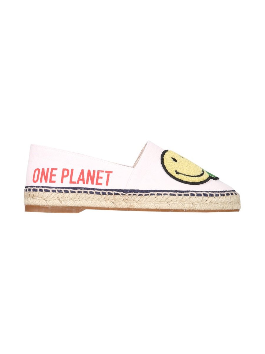Dsquared2 Organic Canvas Espadrille Sandal — Pink by Dsquared2