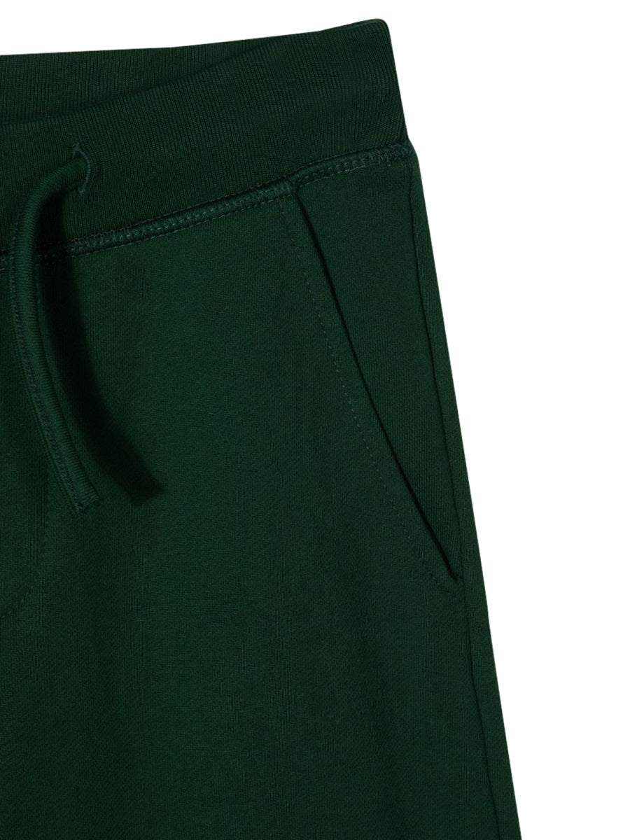 Dsquared2 Plush Cotton Trousers — Green, view 2