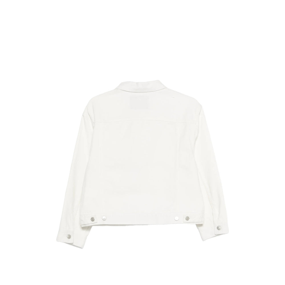 Dunst Cotton Denim Jacket — White, view 2