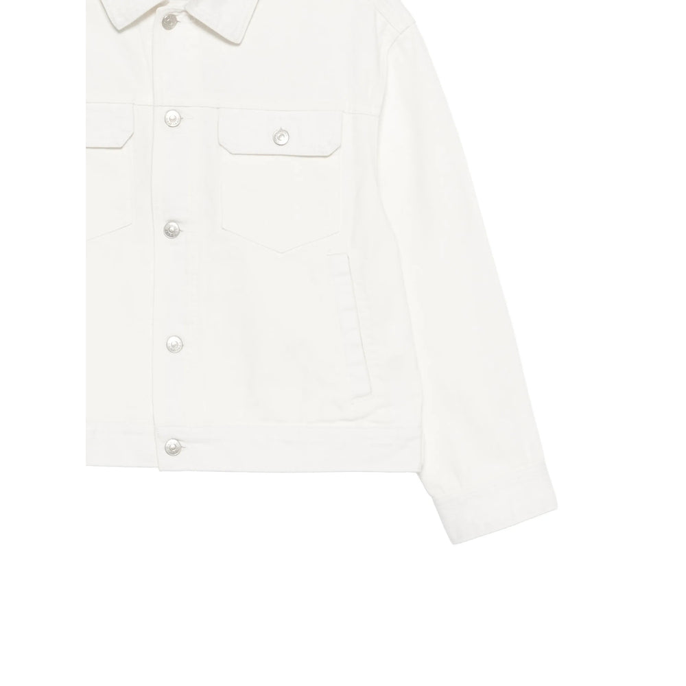 Dunst Cotton Denim Jacket — White, view 3