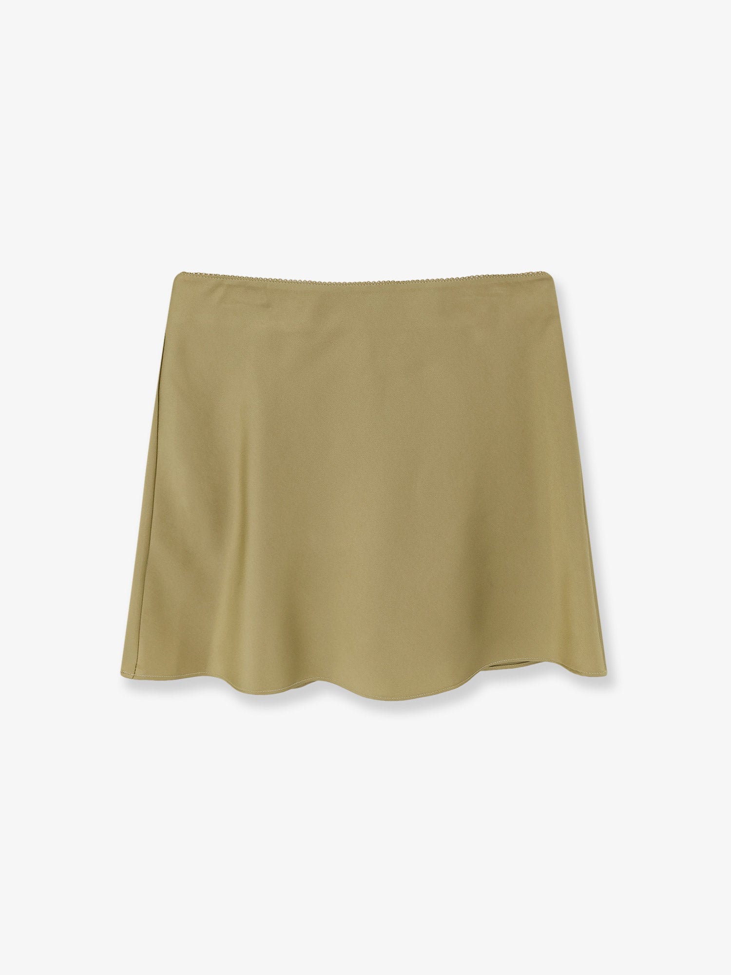 Dunst Satin with Internal Shorts Skirt — Green by Dunst