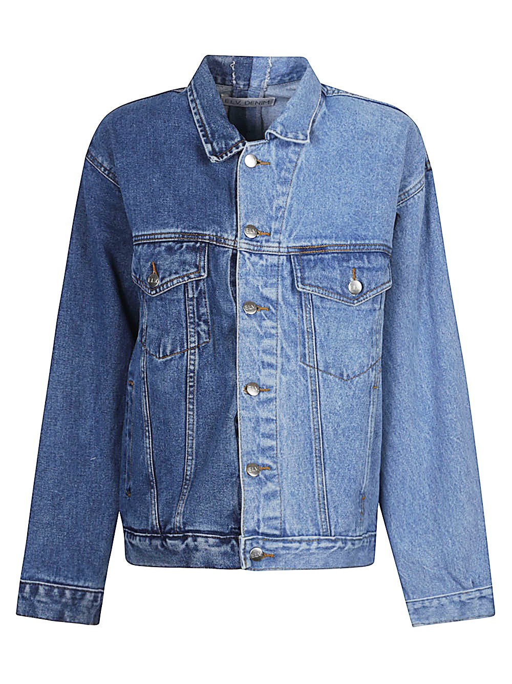 E.L.V. Denim Upcycled Denim Jacket — Blue by E.L.V. Denim