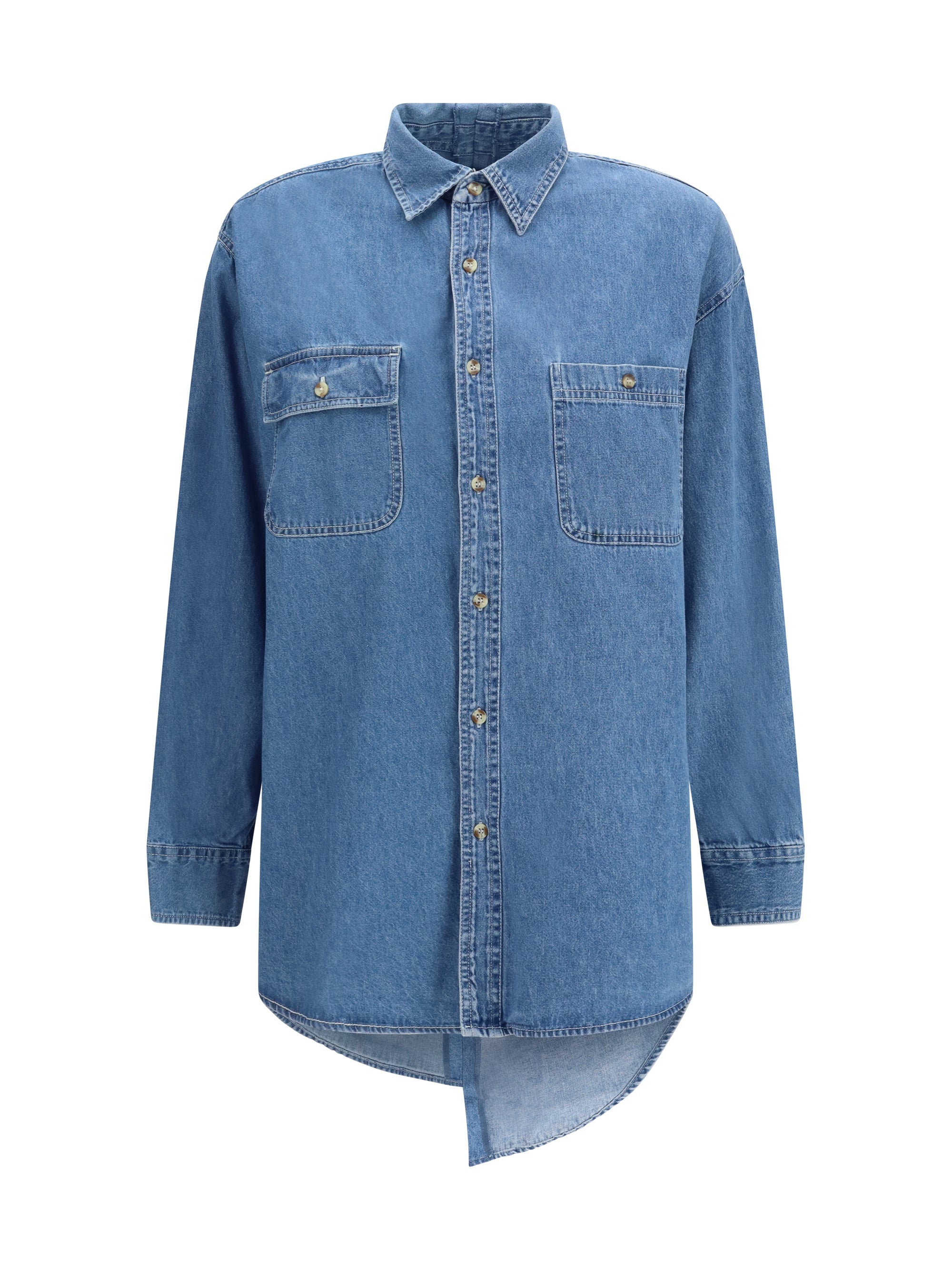 E.L.V. Denim Shirt — Blue by E.L.V. Denim