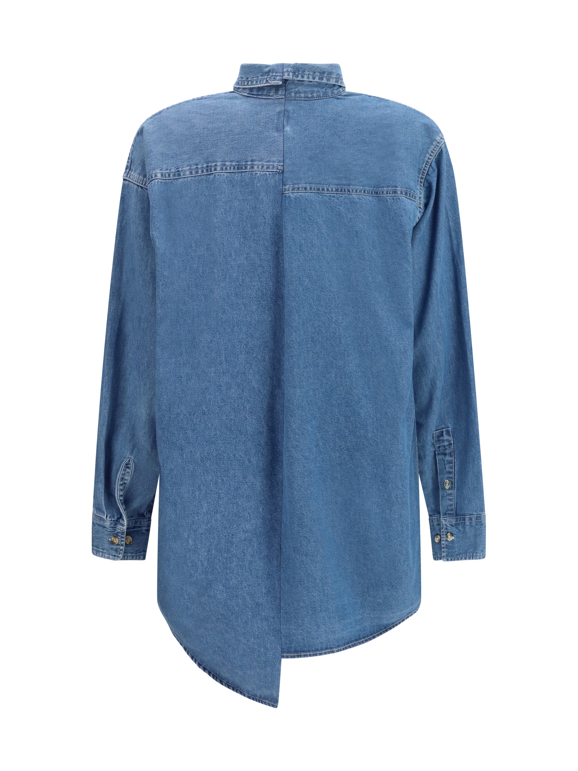 E.L.V. Denim Shirt — Blue, view 2