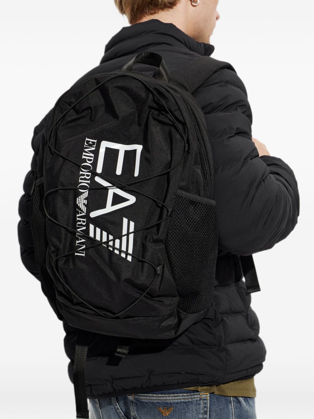EA7 Backpack — Black, view 2