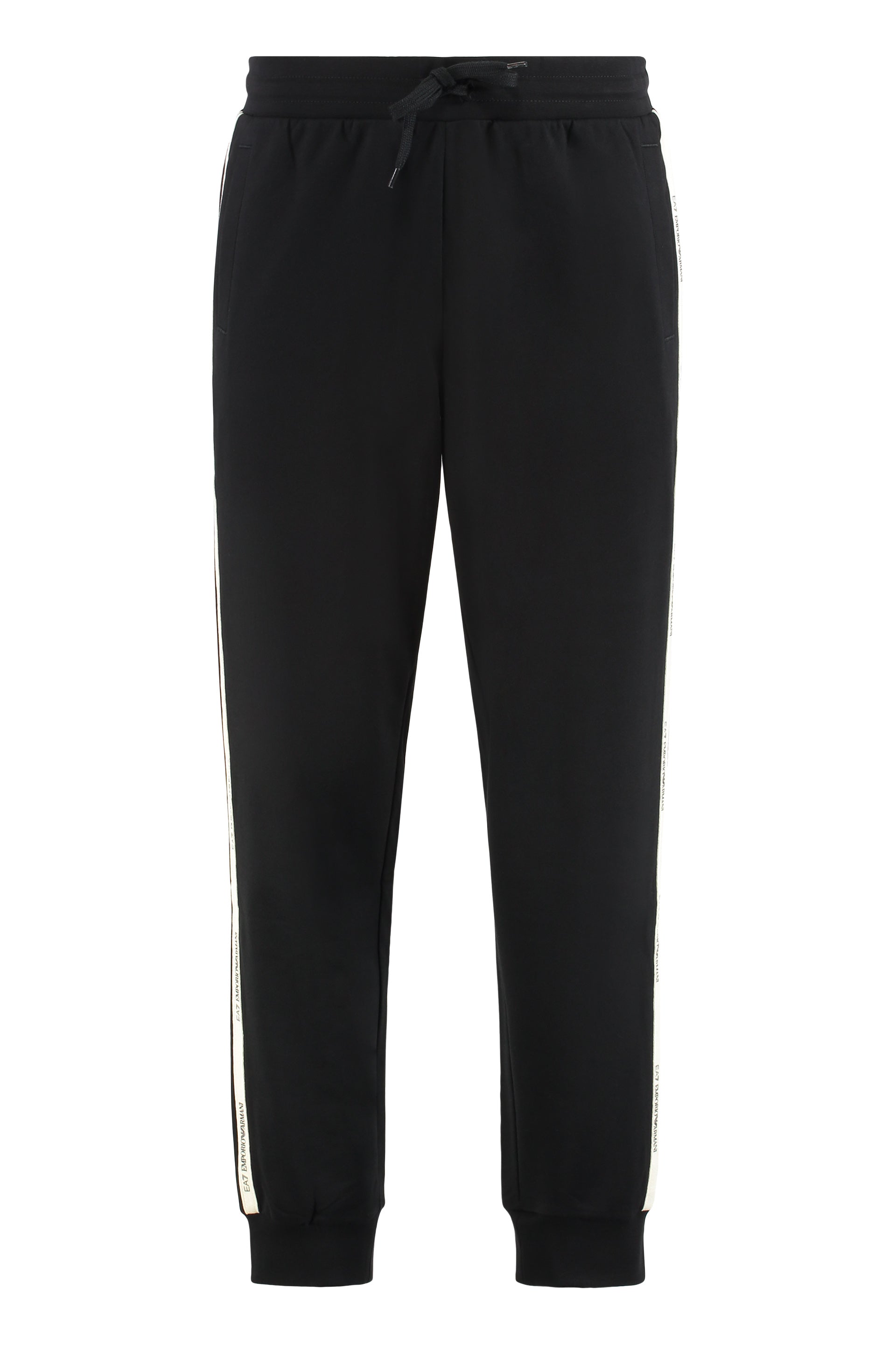 EA7 Cotton Joggers — Black by EA7