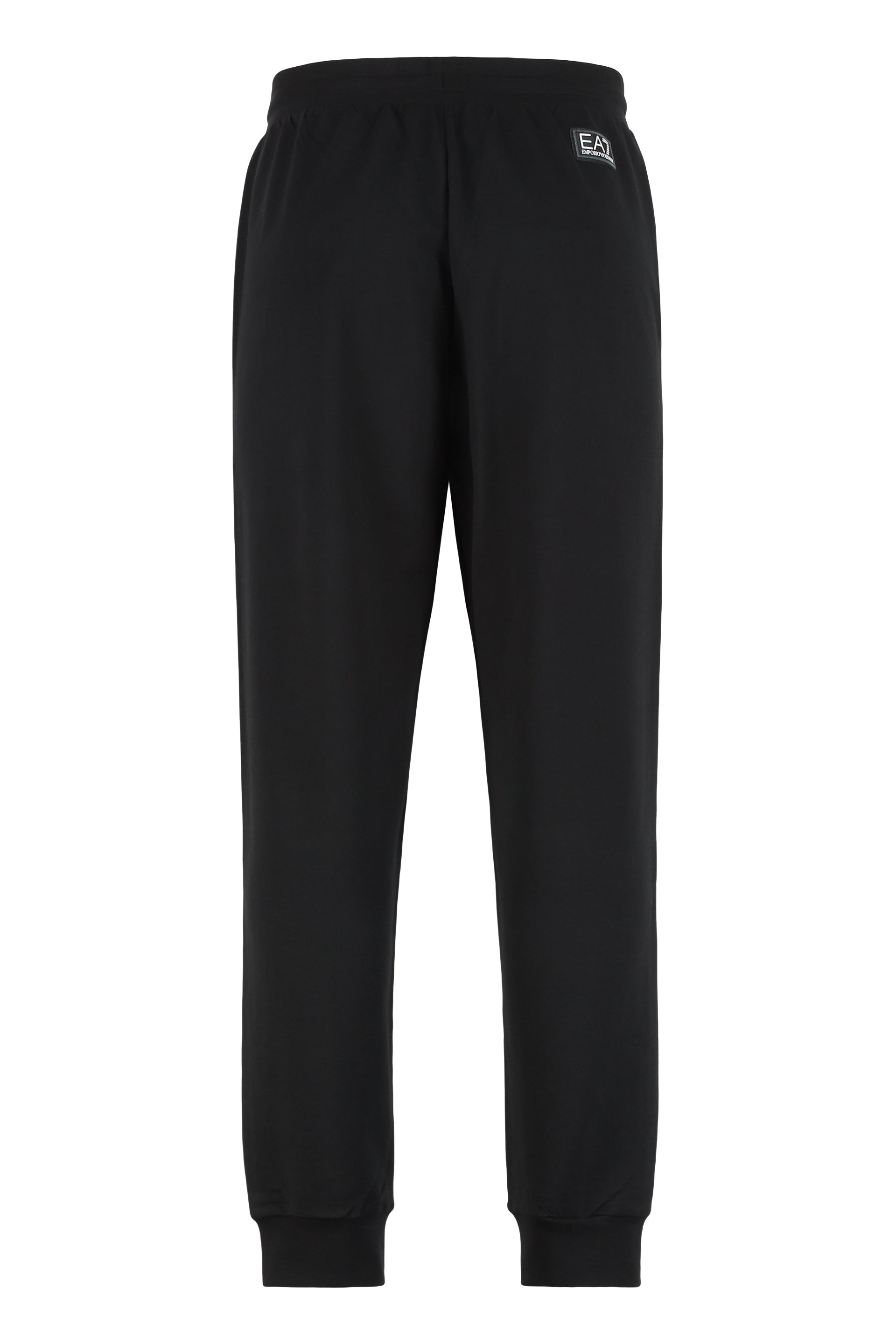 EA7 Cotton Joggers — Black, view 2