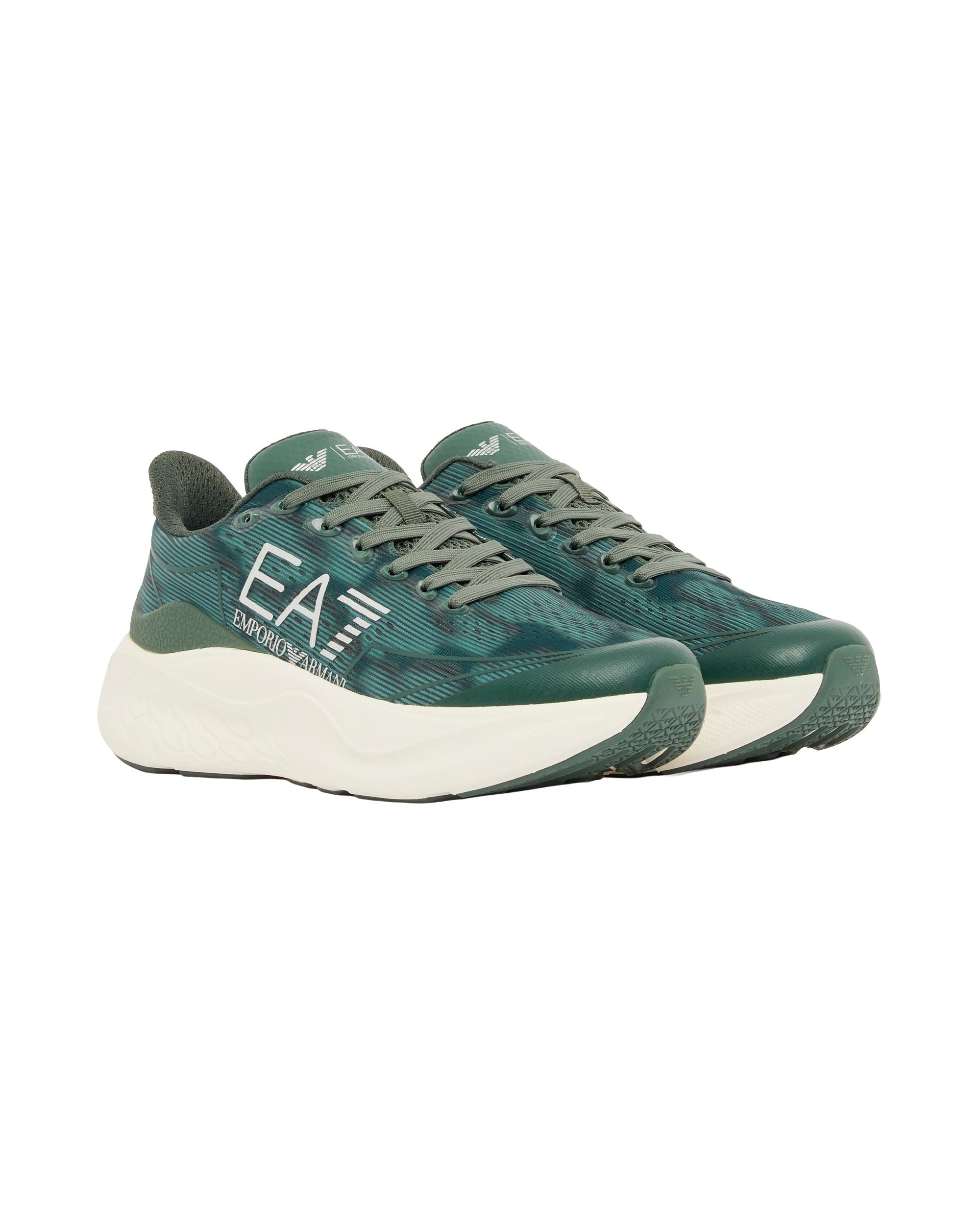 EA7 Wave Sneakers — Green, view 2