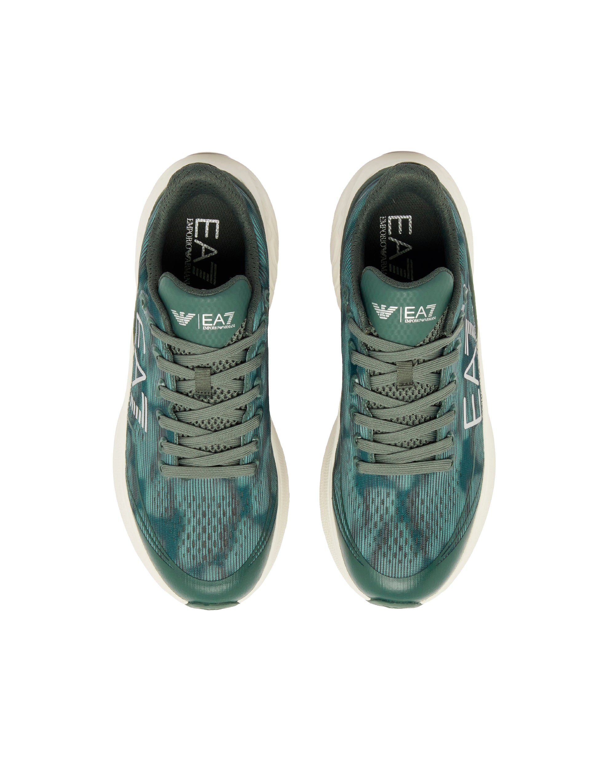 EA7 Wave Sneakers — Green, view 3