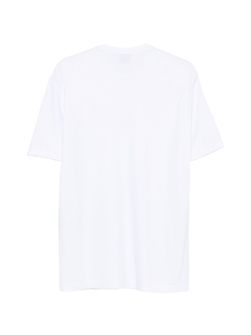 EA7 Logo-Embroidered T-Shirt — White, view 2