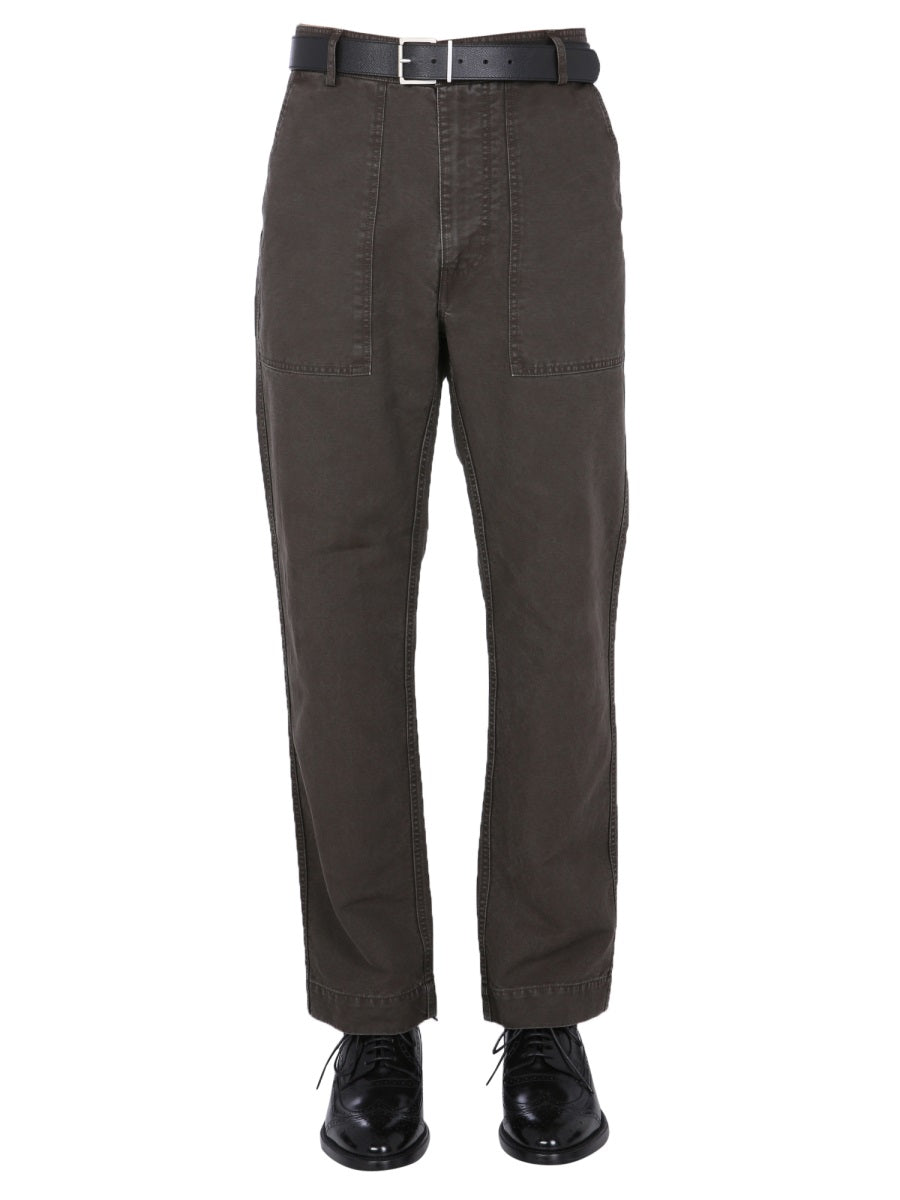East Harbour Surplus Cotton Washed Ottoman Trousers — Brown by East Harbour Surplus