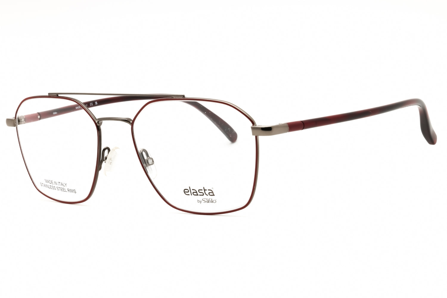 Elasta E8001 Eyeglasses — Red by Elasta