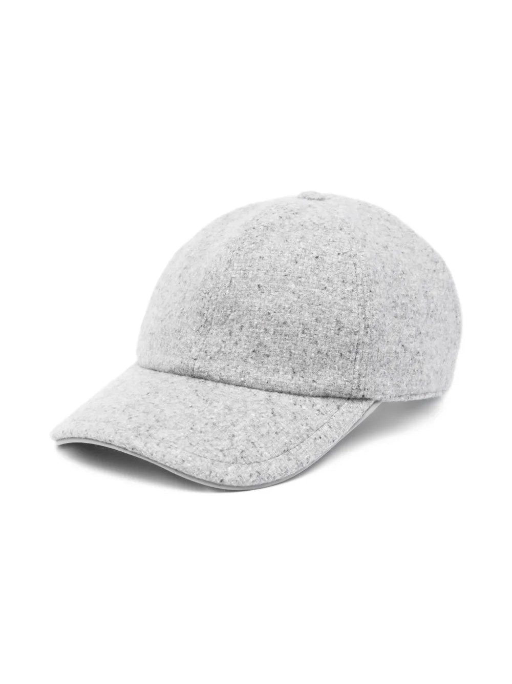 Eleventy Leather-Strap Baseball Cap — grey by Eleventy