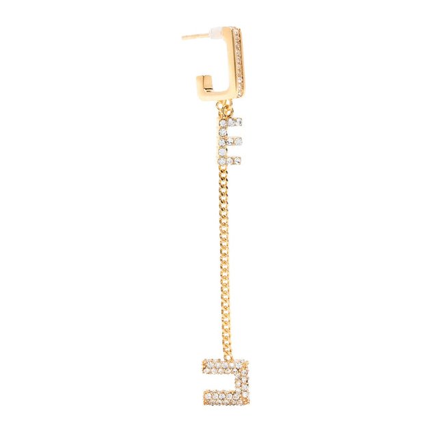 Elisabetta Franchi Chain Link with Logo Accents Bracelet — Gold by Elisabetta Franchi