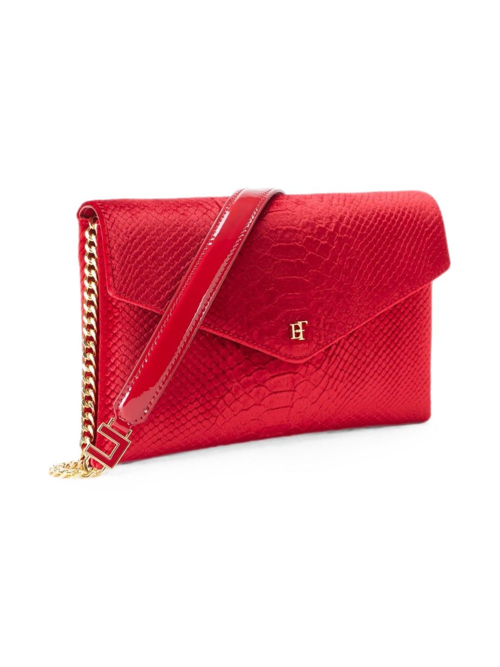Elisabetta Franchi Clutch — Red, view 2