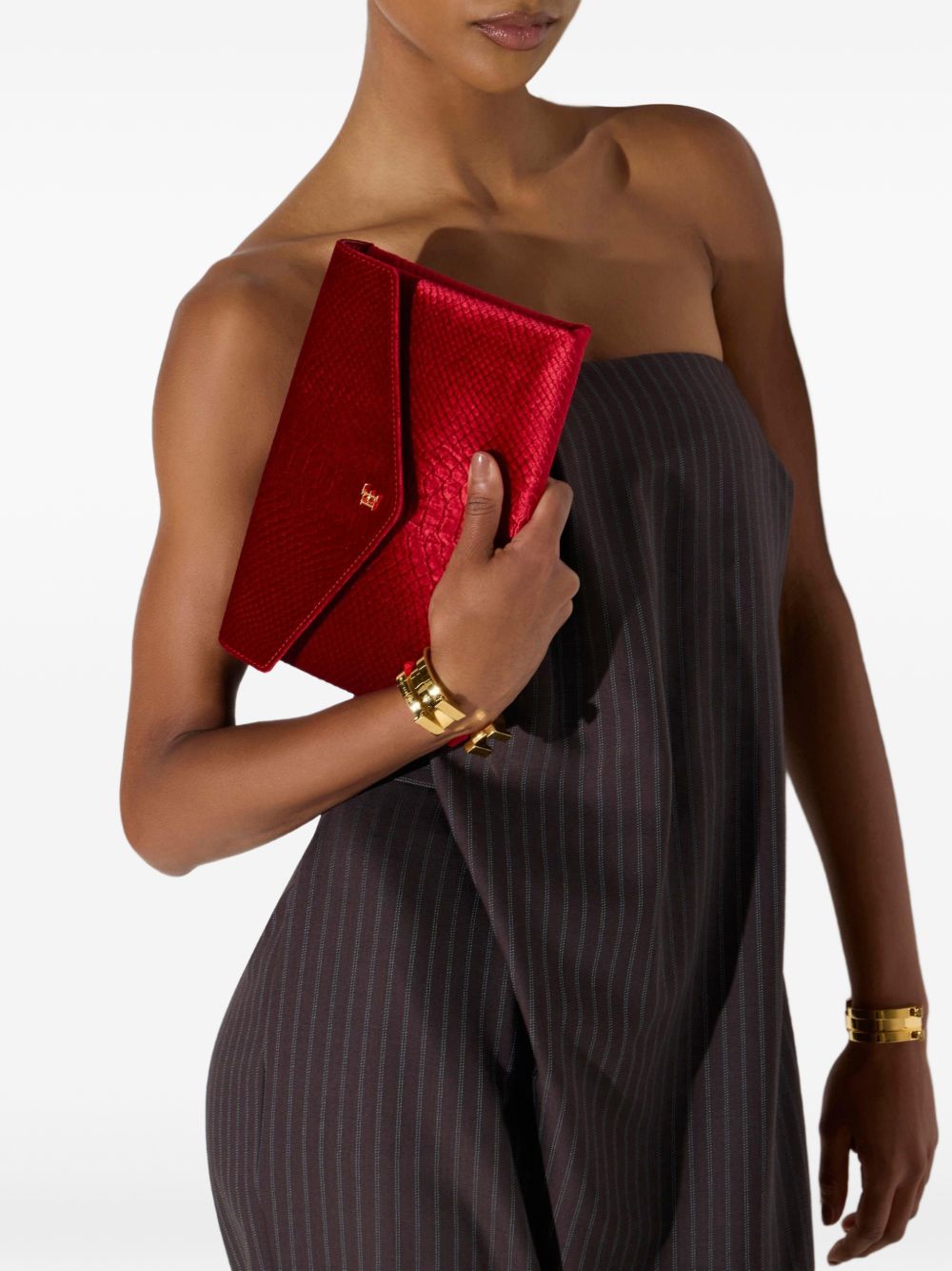 Elisabetta Franchi Clutch — Red, view 5