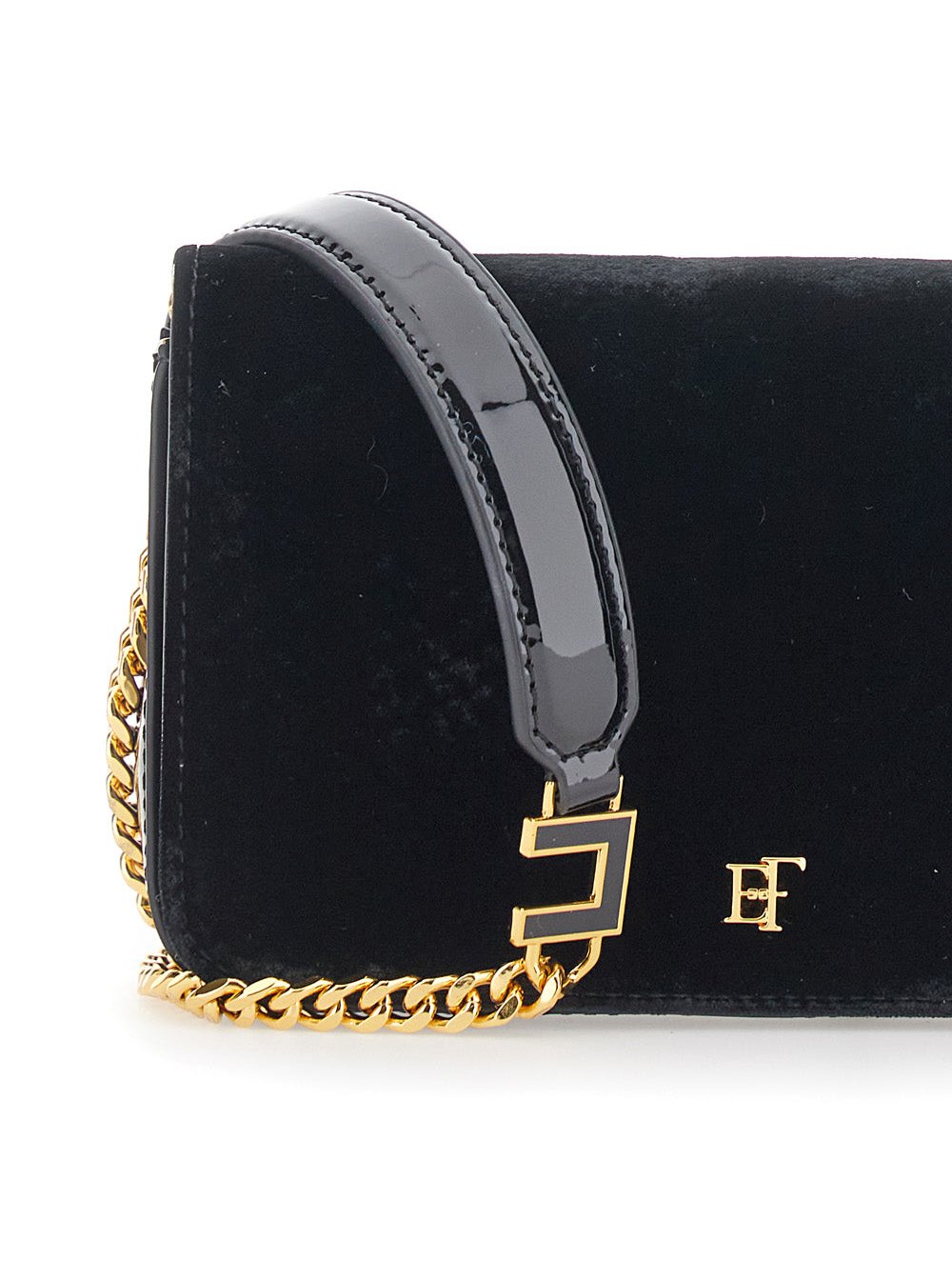 Elisabetta Franchi Crossbody Bag — Black, view 3