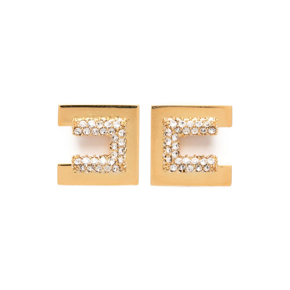 Elisabetta Franchi Earrings — Gold by Elisabetta Franchi