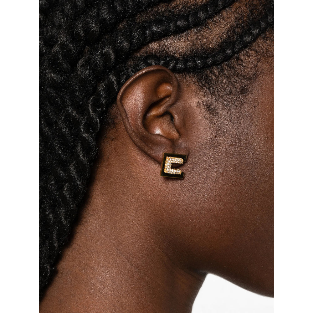 Elisabetta Franchi Earrings — Gold, view 2