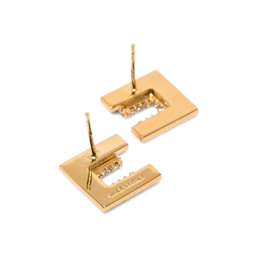 Elisabetta Franchi Earrings — Gold, view 3