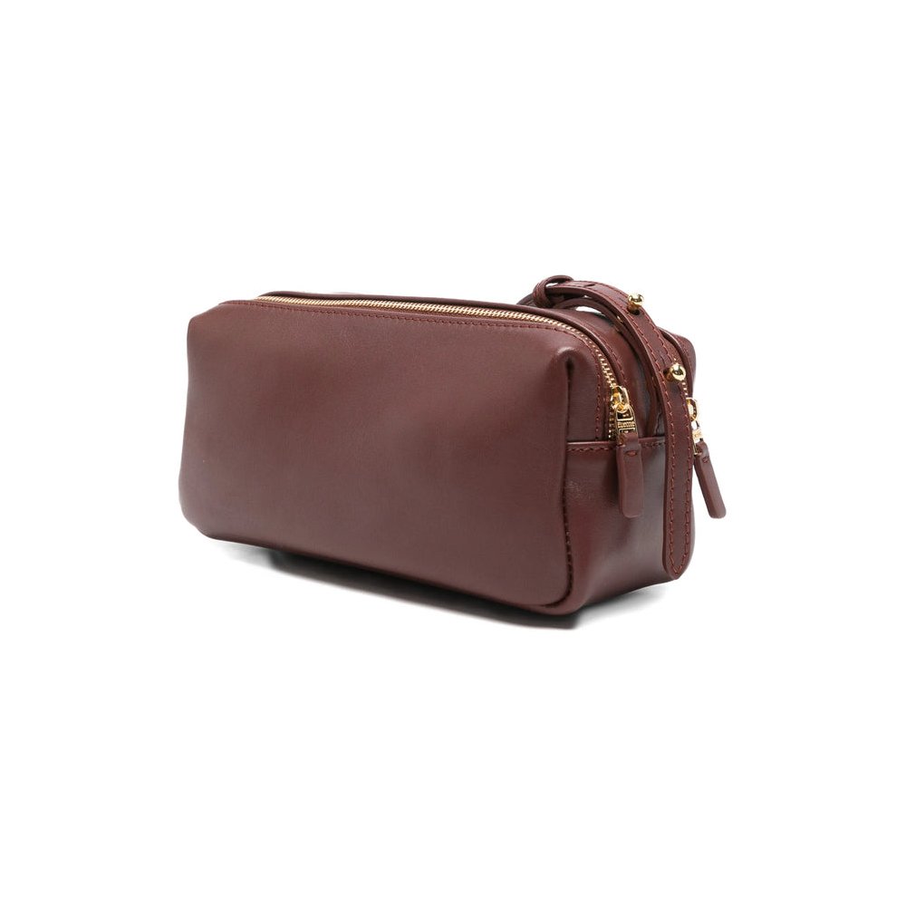 Elleme Trousse Clutch — Brown, view 2