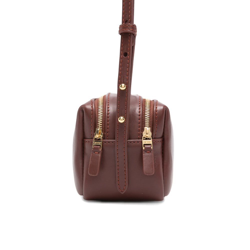 Elleme Trousse Clutch — Brown, view 3