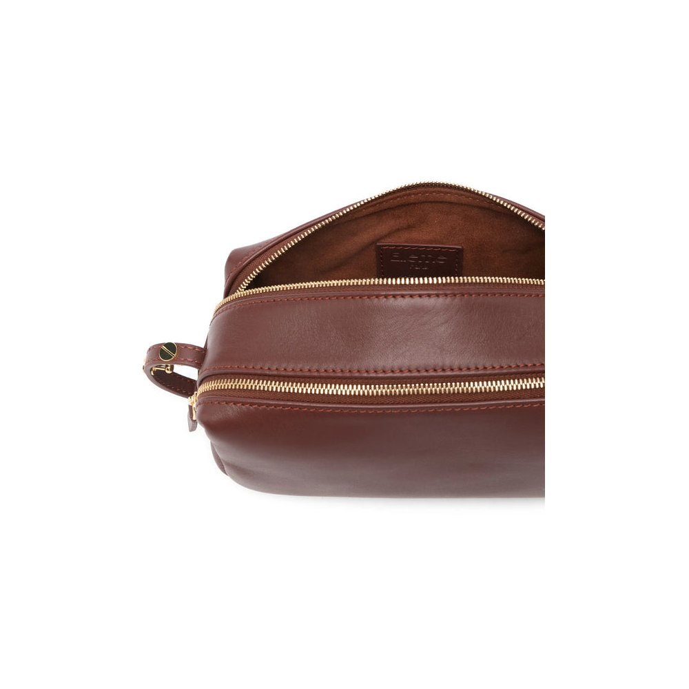 Elleme Trousse Clutch — Brown, view 4