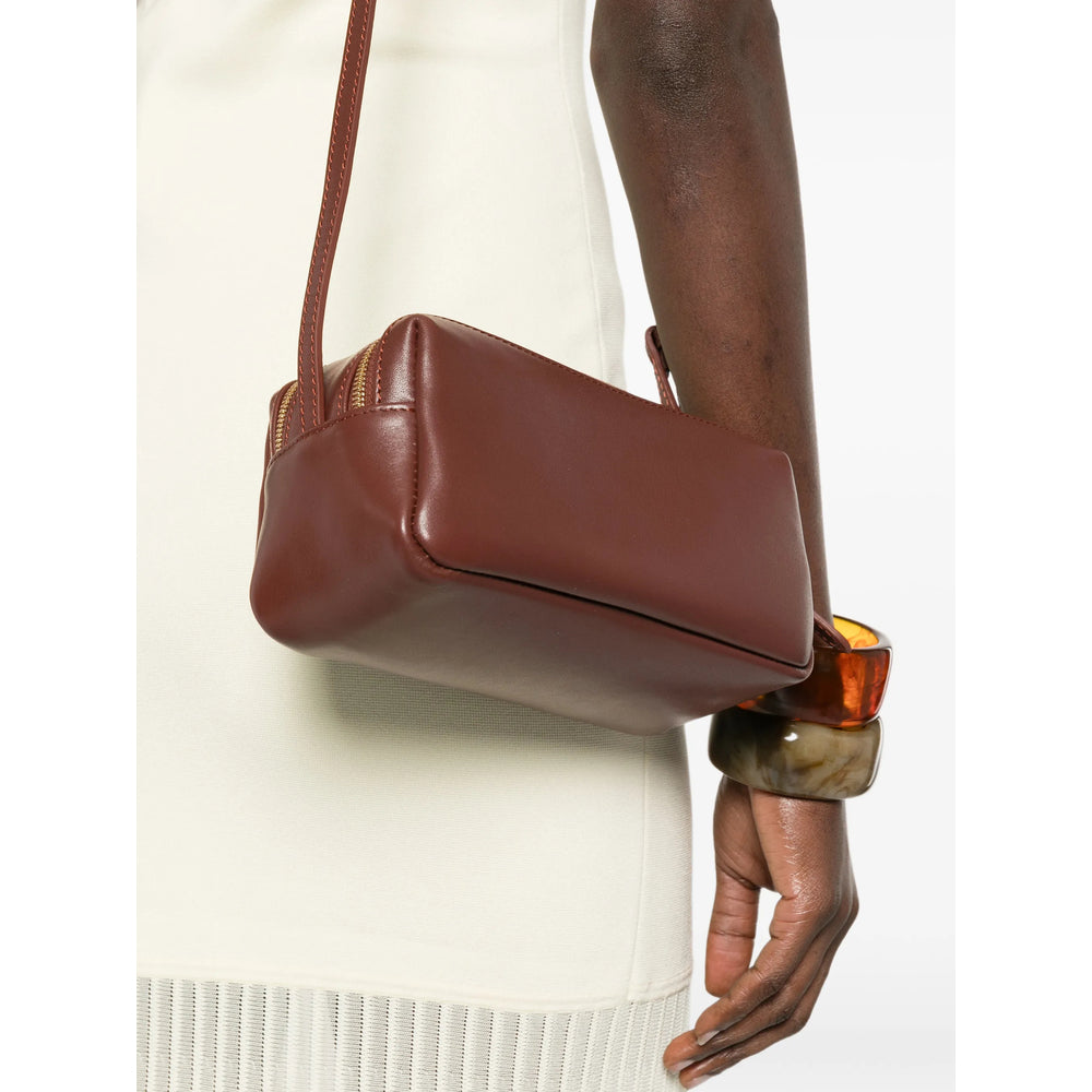 Elleme Trousse Clutch — Brown, view 5
