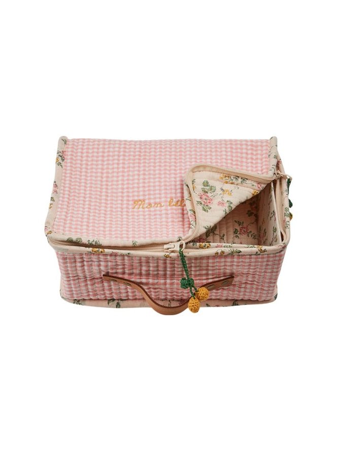 Emile & Ida Valisette Top Handle Bag — Pink by Emile & Ida