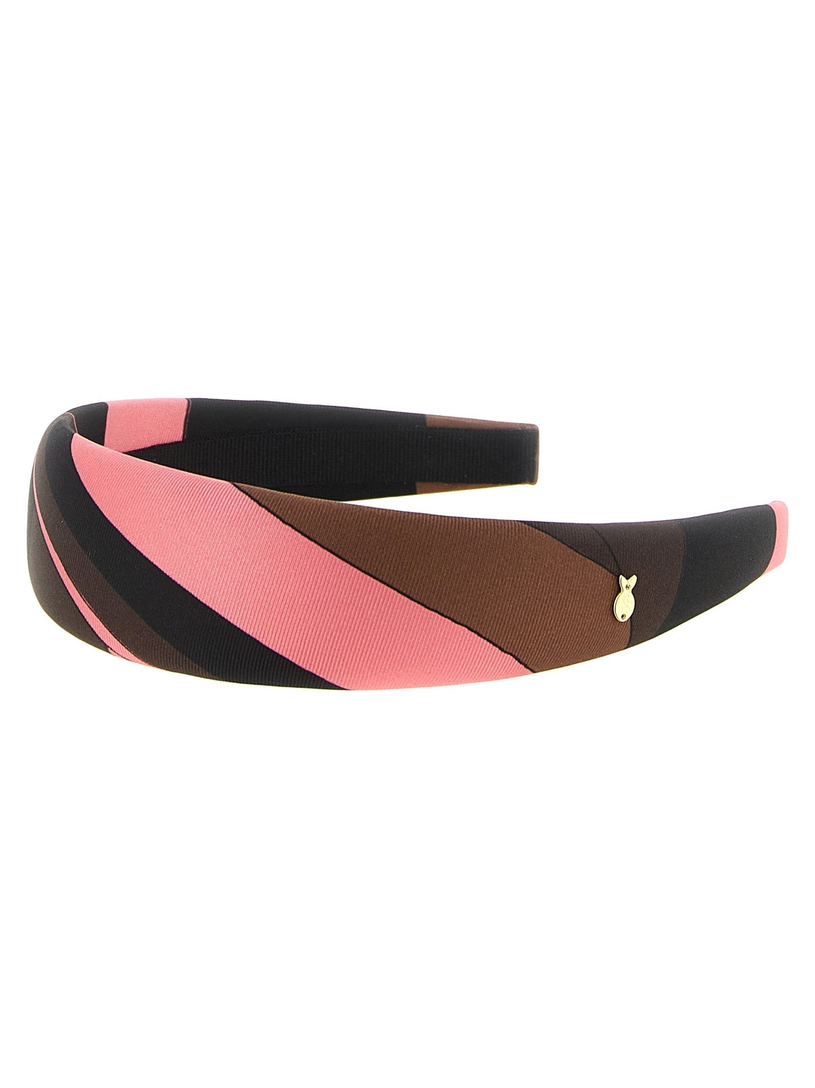 Emilio Pucci Padded Silk Iride Print Headband — Multicolor by Emilio Pucci